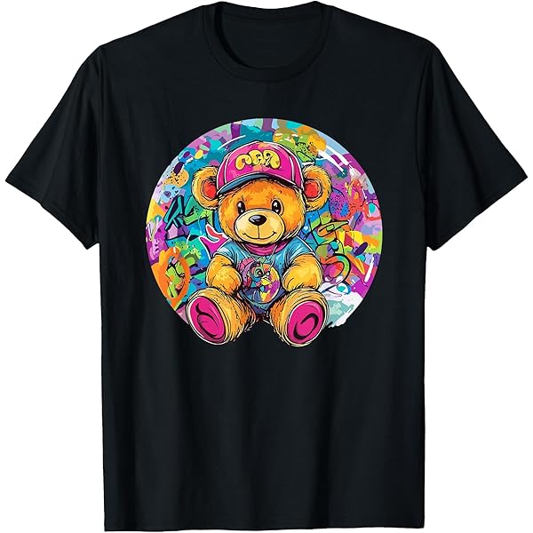 Amazon.com: Hip-Hop Teddy-Bear Colorful TeddyBear With