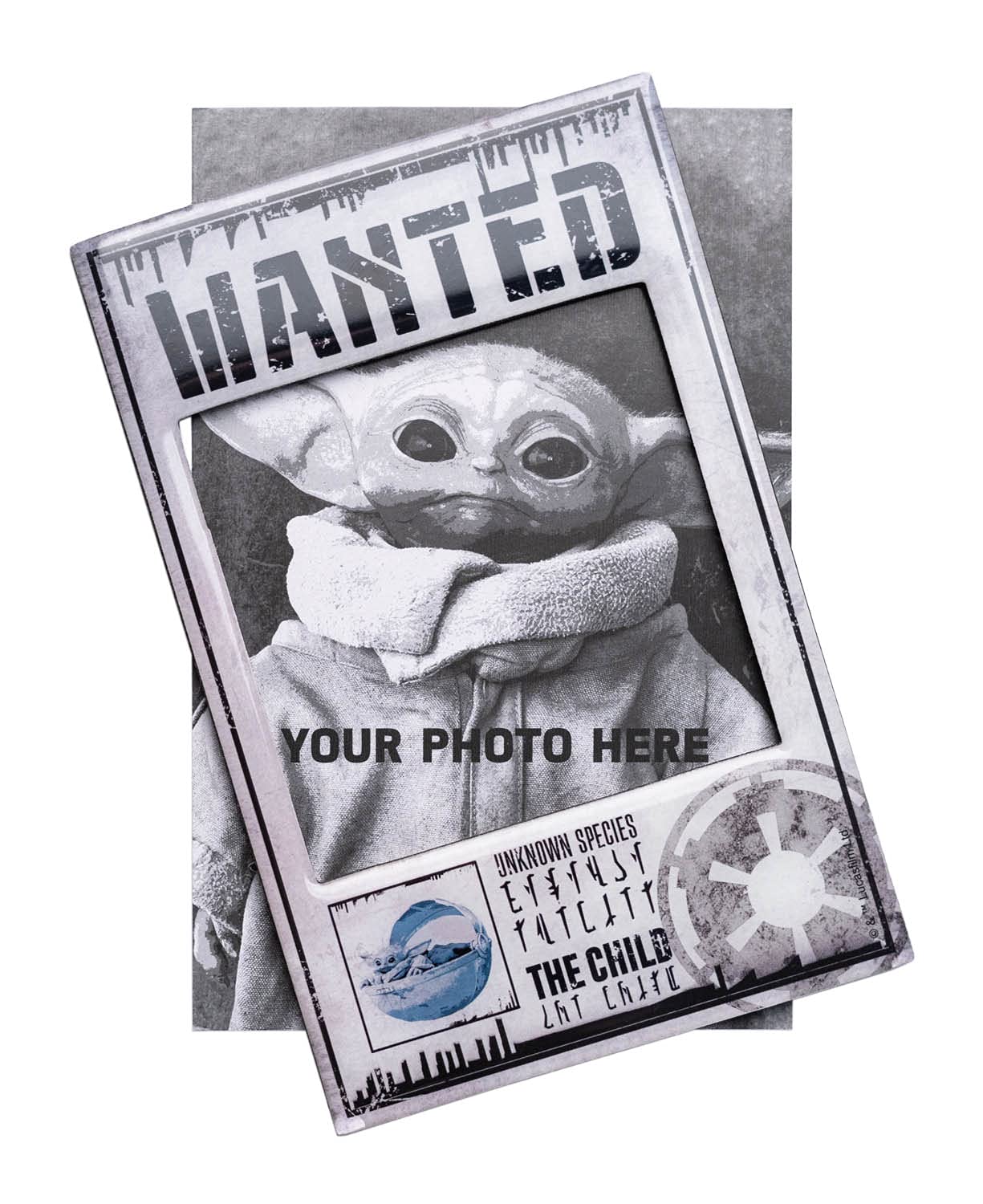 Grupo Erik Photo Frame With Magnet Star Wars The Mandalorian The Child | 3.75" x 5.75" - 9.5 x 14.5 cm | Baby Yoda Gifts Grogu, Star Wars Gifts Mandalorian