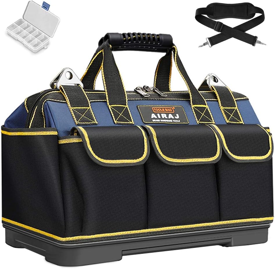 AIRAJ 460*250*300MM Tool Bag,Wide Open Mouth Strong Heavy Duty