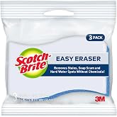 Scotch-Brite Easy Erasing Pad, 3 Pack | 4.4 in x 2.6 in x 0.9 in, 8/3-pks