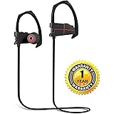 Canbor Bluetooth Headphones, Wireless Headphones Bluetooth Earbuds 4.1 Sport Headset, IPX5 Sweatproof Stereo Earphones with Mic