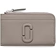 Marc Jacobs The Leather Covered J Marc Top Zip Multi Wallet, Cement