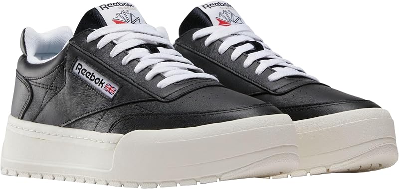 Unisex's Club C Megacourt Tennis Shoes, Black Chalk White, 44.5 EU — photo 1 sur 5