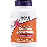NOW Supplements, Sodium Ascorbate Powder, Buffered, Antioxidant Protection*, 8-Ounce