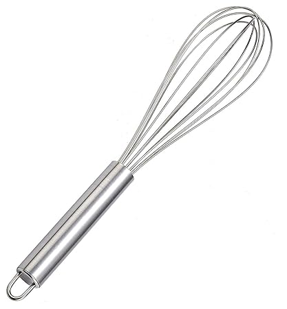 Kuber Industries Stainless Steel Hand Blender Mixer Froth Whisker Latte Maker for Milk Coffee Egg Beater Juice,20 cm (Silver) - CTKTC31308