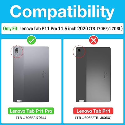 Buy Procase Lenovo Tab P11 Pro Case 11 5 Inch Tb J706f Tb J706l Slim Lightweight Smart Cover Tri Fold Stand Folio Hard Shell Case For Lenovo Tab P11 Pro 11 5 Tablet Release