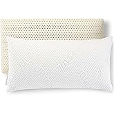 JUVEA® Elevate High-Profile — Natural Talalay Latex Pillows with Tencel Cover - Breathable & Supportive High Loft Pillow for A Good Night Sleep – Queen