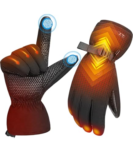 Heated Gloves Women SEASAND Heated Gloves For Men Women, Automatic