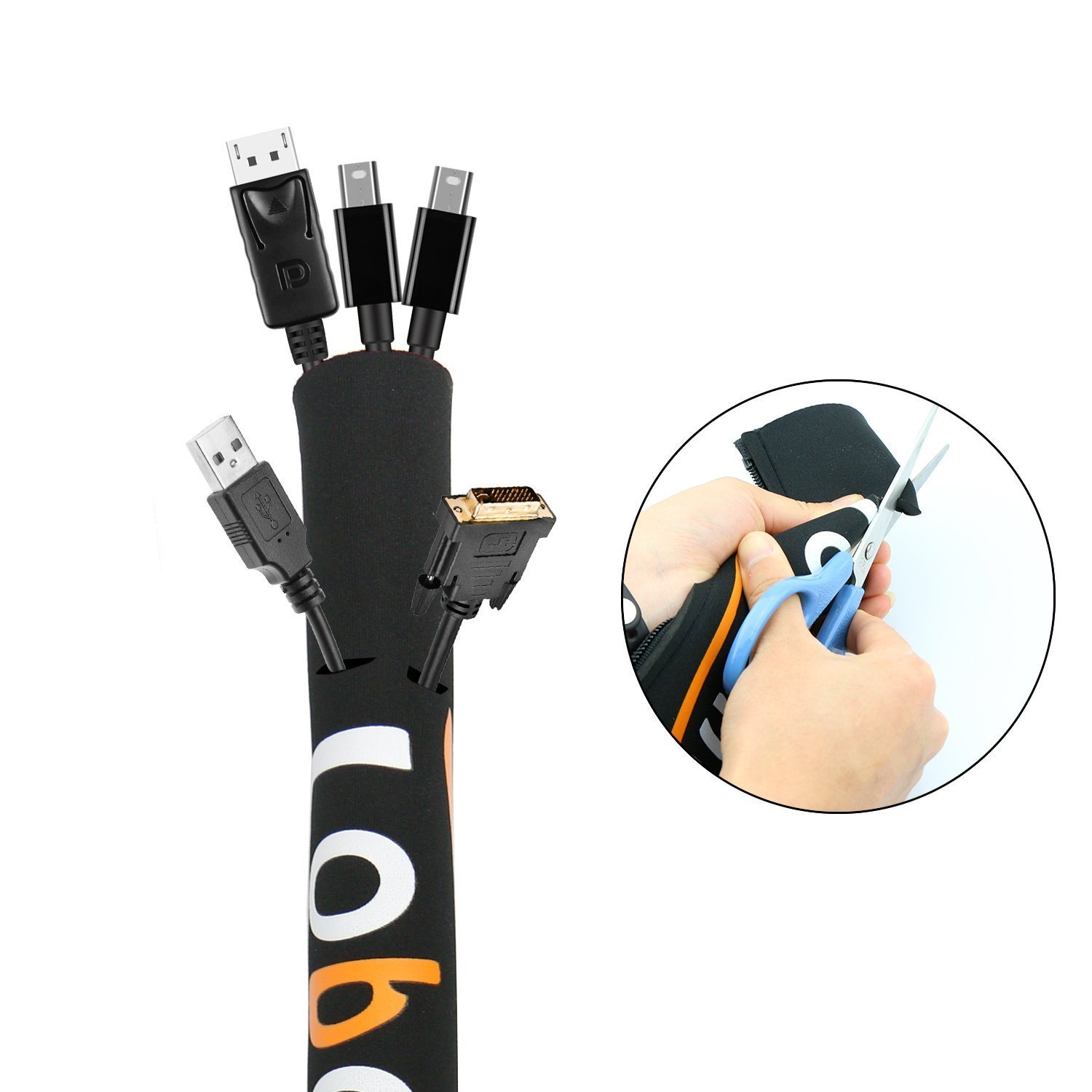 Topoint® Kabelkanal Organizer Management-Set, 4 Stück 19 \