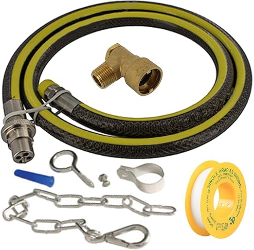 Spares2go Universal Horno Cocina Manguera de suministro de gas, tubo de