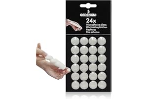 Gedengni Taper Candle Wax Dots - 24pcs Spiral Candle Sticky Dots White Candles Adapter Small Candlestick Adhesive,Soft Wax for Any Candles Holder Accessories-White