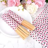 ASTARON Valentine's Wax Paper Sheets 100 Pcs 25x35 cm Heart Patterns view 3