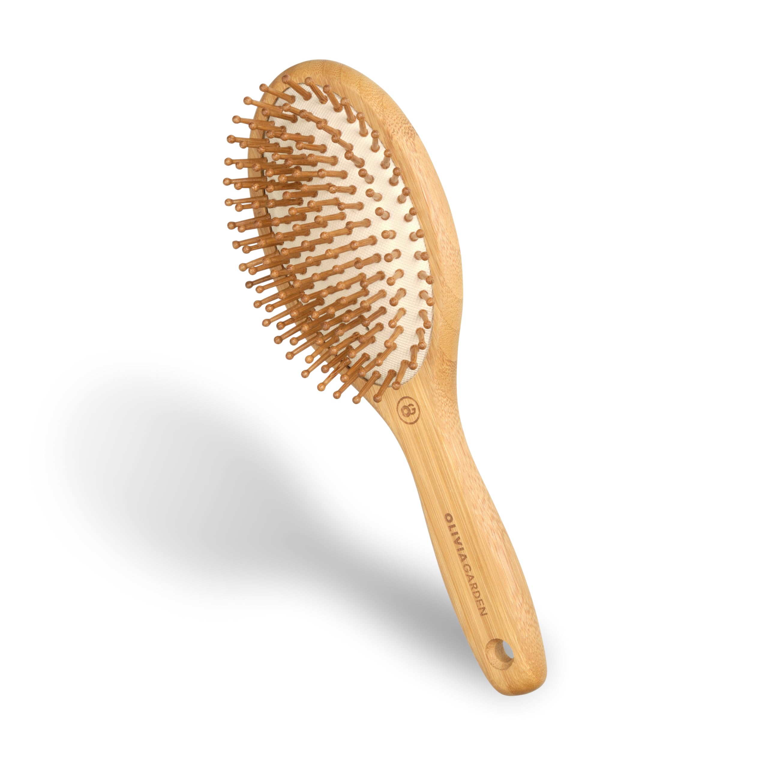 Olivia Garden Bamboo Touch Detangle Massage - M - Eco-Friendly Bamboo Brush for Gentle Detangling and Scalp Massage