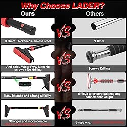 LADER Pull Up Bar for Doorway, Strength Training