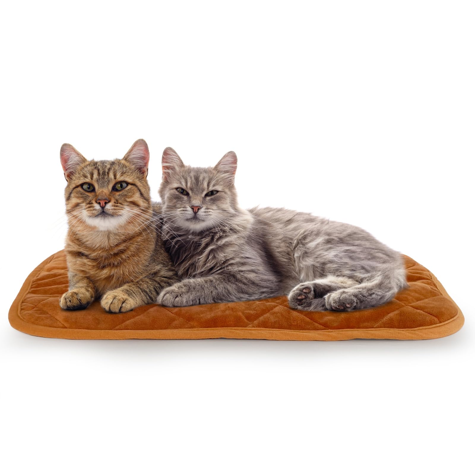 Large Self-Warming Cat Bed Indoor/Outdoor Super Soft Self Heating Pet Mat Washable Thermal Pad for Cat & Dog 29x19.6 inch