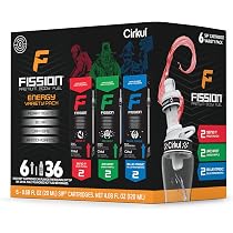 Amazon.com: Cirkul Fission Energy Flavor Cartridge Variety Pack ...