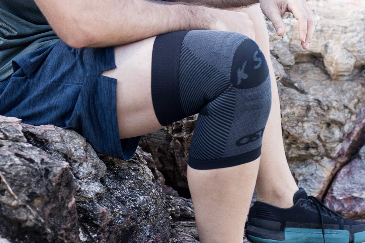 OrthoSleeve KS7 Compression Knee Sleeve for Knee Pain Relief, Aching Knees, patellar tendonitis and Arthritis Relief (Small, Single, Natural): Industrial & Scientific