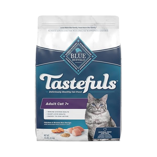 BLUE BUFFALO TASTEFULS ADULT 7+ NATURAL DRY CAT...