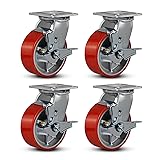 FOVERSWIVE 5"x2" Industrial Casters- Heavy Duty