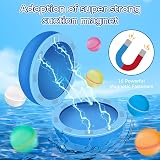 CNMTCCO 12PCS Reusable Water Balloons Magnetic Self-Sealing Silicone view 3