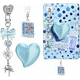 ANKUAITIAN Books Theme Charms Set for Kindle,Including Dust Plug Charm Type C/USB C,Heart Grip Holder, Bow Keychain Accessories,Compatible for Kindle Paperwhite 11th 12th Generation