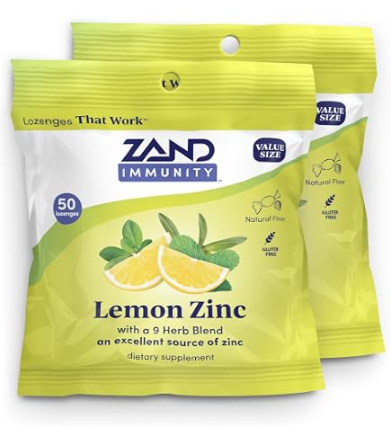 Amazon.com: ZAND IMMUNITY Lemon Zinc Throat Lozenges - Good-for