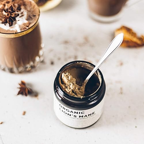 Erbology Organic Lions Mane Mushroom Powder 50 Servings 32 Beta - View #3