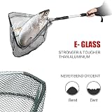 HEYOMART Fishing Landing Net Telescoping Foldable 1.3m Aluminum Handle view 3