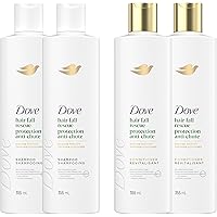 Dove Hair Fall Rescue Shampoo and Conditioner for Fragile Hair, with Liquid Bio-Protein Care, 355 ML (2 Shampoo + 2 Condition