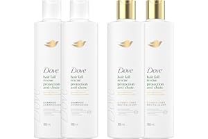 Dove Hair Fall Rescue Shampoo and Conditioner for Fragile Hair, with Liquid Bio-Protein Care, 355 ML (2 Shampoo + 2 Condition