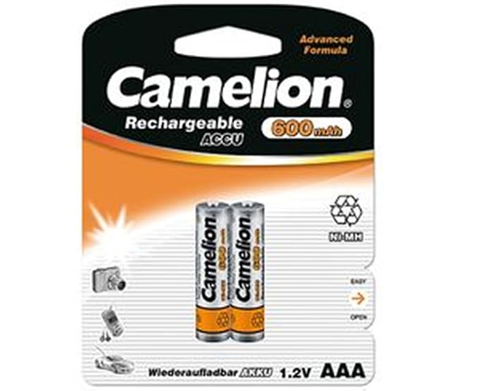 4 x Akku Batterie Camelion AAA 600mAh für Festnetz Telefon Siemens Gigaset SX550i , S67H , SX810 ISDN , A220 , AS285 , A510 D
