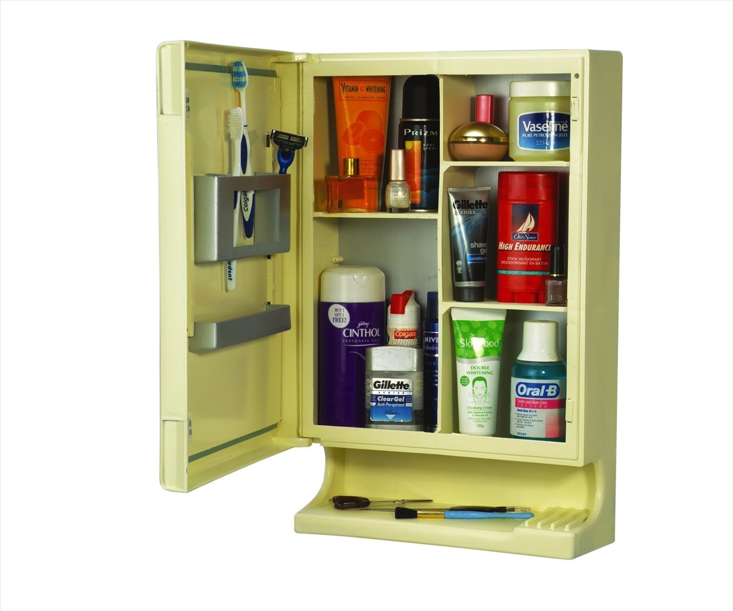 Best Bathroom Mirror Cabinet in India 7 PAffy New Look Bathroom Cabinet with Mirror
