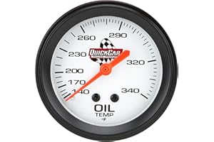 QuickCar Racing Products 611-6009 2-5/8" Diameter Oil Temperature Gauge
