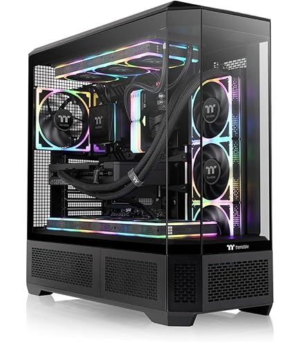 Thermaltake View 380 XL TG ARGB Chassi Torre Média Bumblebee