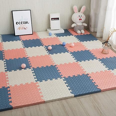 Amazon Pe カラー 60 60 2 5 9 クッションマット 防音 防水 ジョイントマット パズルマット フロアマットかわいい 遊びマット ズレないマット 綺麗 ベビーマット 転倒防止 四季通用 幼稚園 キッズコーナー ケガ防止 プレイマット 子供部屋 ラグ カーペット オンライン通販