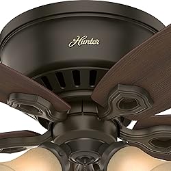 Hunter Fan Company, 51090, 42 inch Builder Snow