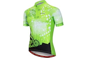 JPOJPO Men's Cycling Jersey,Bicycle Short Sleeve Breathable Cycling Shorts Quick Dry