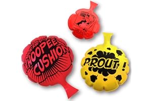 HUALEDI [3 Pack] Whoopee Cushion for Children Over 3 yrs,Woopie Cushion Party Favor for [4,6,8 Inch][No Automatic Inflation][Reward][Prank Gag][Novelty Trick Joke] Gift and Toy for Kids Children Office Home