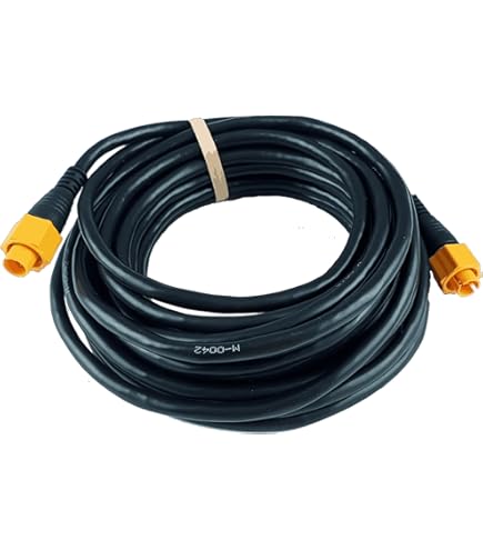 Câble Ethernet Croisé Cat5e Pour Lowrance – 6 Pieds (1m80), Jaune, Neuf