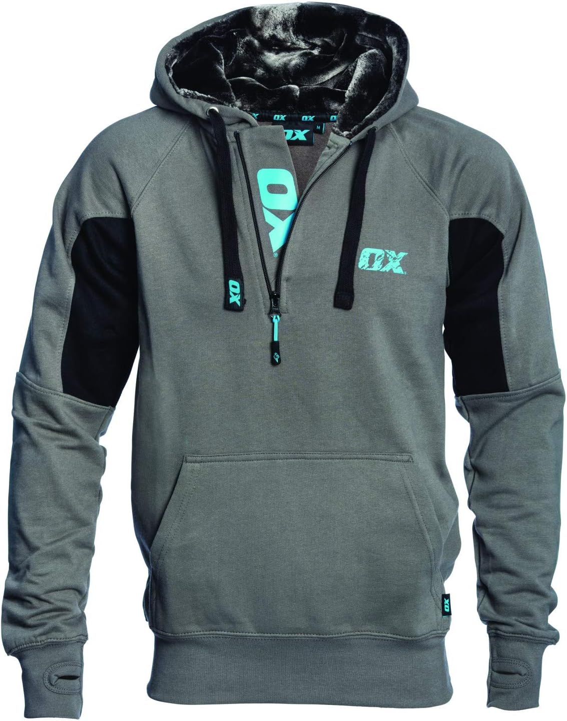 OX Hoodie with Fur Lined Hood & Brushed Inner Fabric