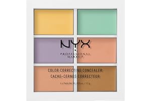 NYX Professional Makeup, Concealer Colour Corrector Palette, Makeup Palette, Lightweight formula, 6 Colour Correcting Conceal