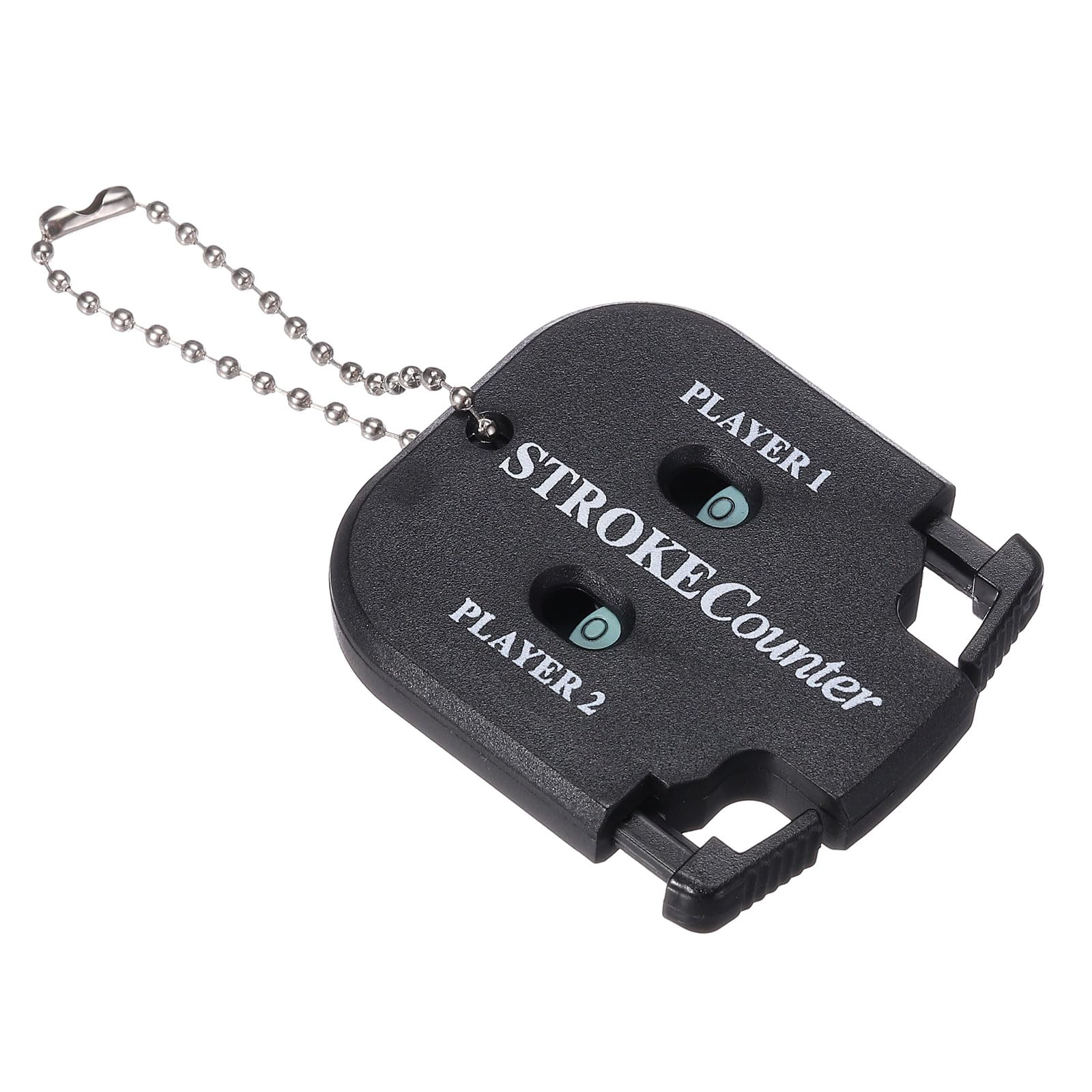 PATIKIL Golf Score Counter, 2 Digits Scoring Keeper Mini Golf Shot Stroke Counter with Key Chain for Golf Game Scorekeeper Outdoor Sport Scoreboard, Black