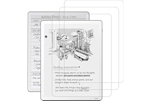 RSAquar 3 Pack Paper-Feel Screen Protector for 2025 Kindle Scribe 11" – Matte Anti-Glare PET Film, Scratch-Resistant, Bubble-Free, Case-Friendly Writing Surface