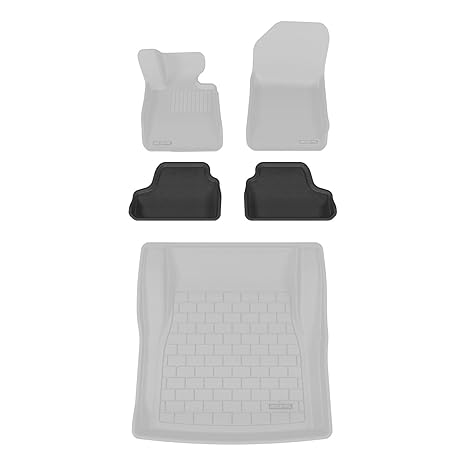 Aries Bm02421509 Black Rear 3d Floor Liner 2 Piece Amazon In