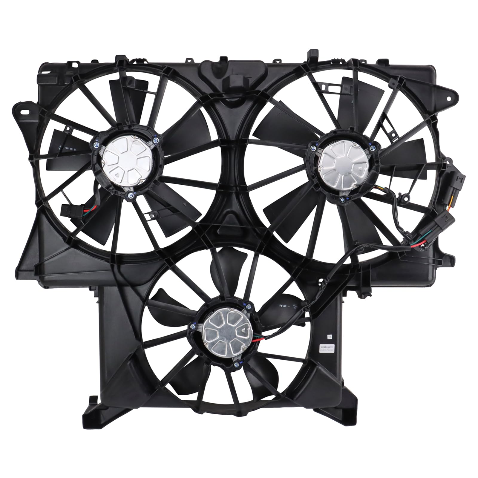 TRQ Radiator Cooling Fan Assembly Compatible with 2020-2023 Chevrolet Silverado 1500 2022 Silverado 1500 LTD GMC Sierra 1500 Sierra 1500 Limited GM3115357