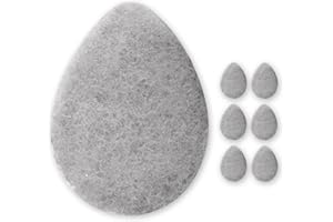 KOL Face Scrubber, Charcoal Infused Exfoliating Facial Cleansing Pads, Disposable Exfoliator Face Sponge for Daily Cleaning and Makeup Removal, 6 Count