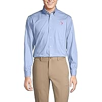 Amazon.com: Lands' End Mens Solid No Iron Supima Oxford Blue Regular 14h32  : Clothing, Shoes & Jewelry