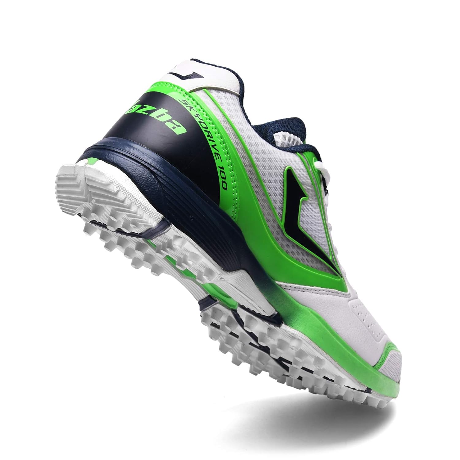 Jazba SKYDRIVE 100 Cricket Shoes for Men I Durable Traction Rubber Stud