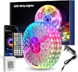 Mexllex LED Strip Lights 30m RGB App Control Music Sync with Remote
