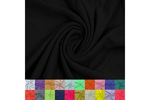 STYLISH FABRIC 60" Wide Rayon Spandex Jersey Knit Fabric by The Yard - 4-Way Stretch, 200GSM, Medium Weight -Soft & Breathable - Apparel, Accessories, Maternity & Decorations